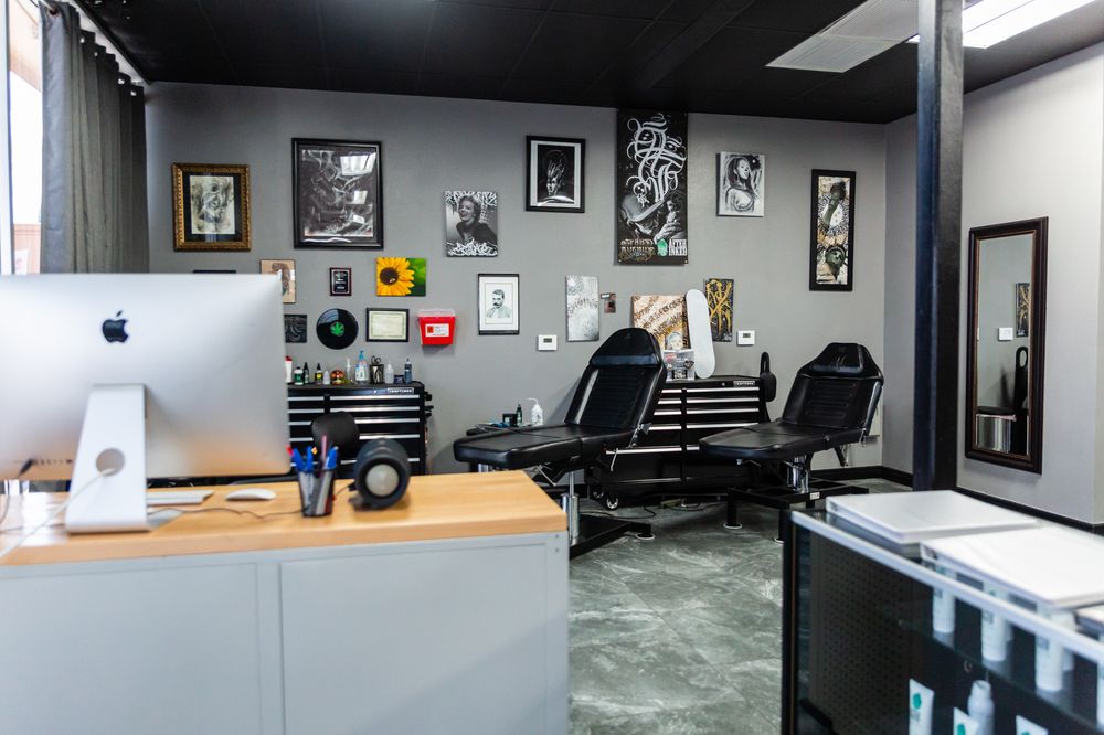 Grand Avenue Tattoo shop interior